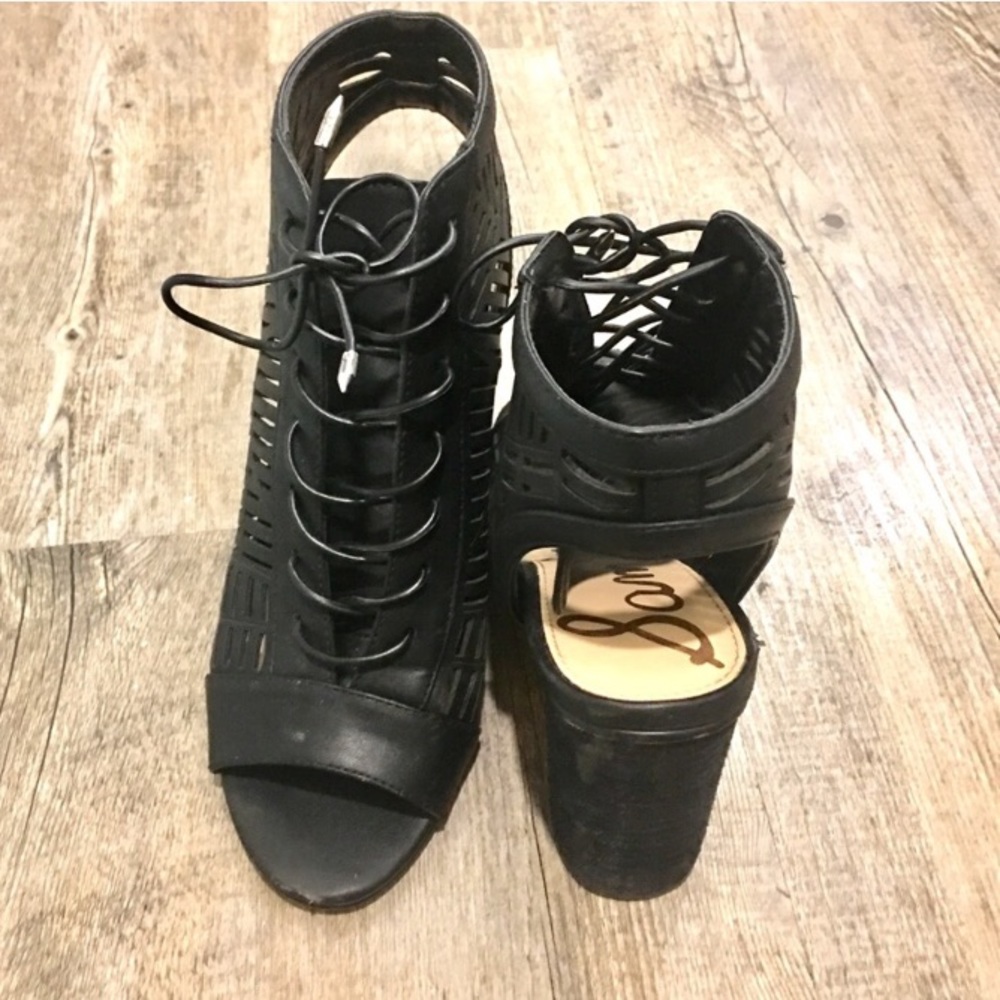 Sam Edelman Lace Up Booties